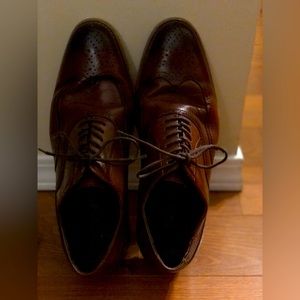 Stacy Adams Brown Leather Oxford Dress Shoes
